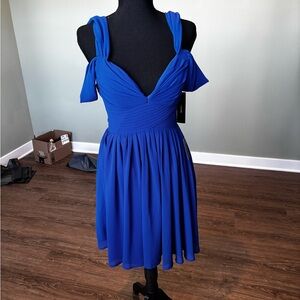 Lulu's Royal Blue Midi Dress